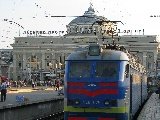 Un tram dei desideri in centro di Odessa